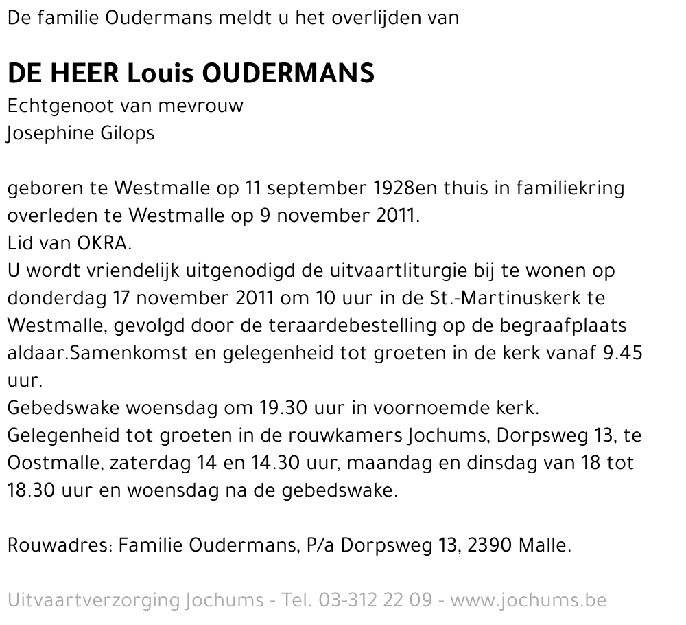 Louis Oudermans