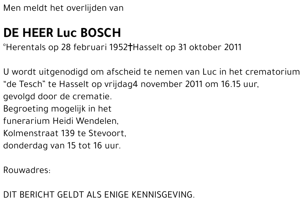 Luc Bosch