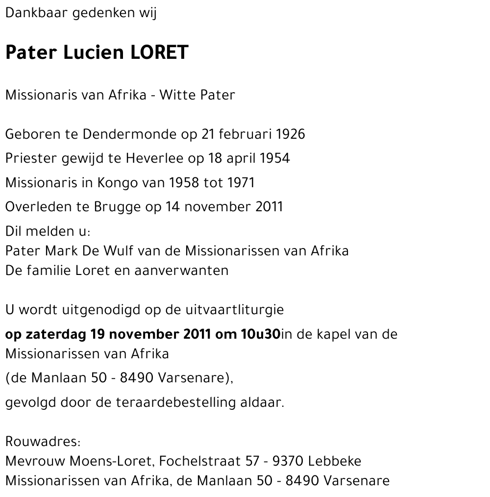 Lucien LORET