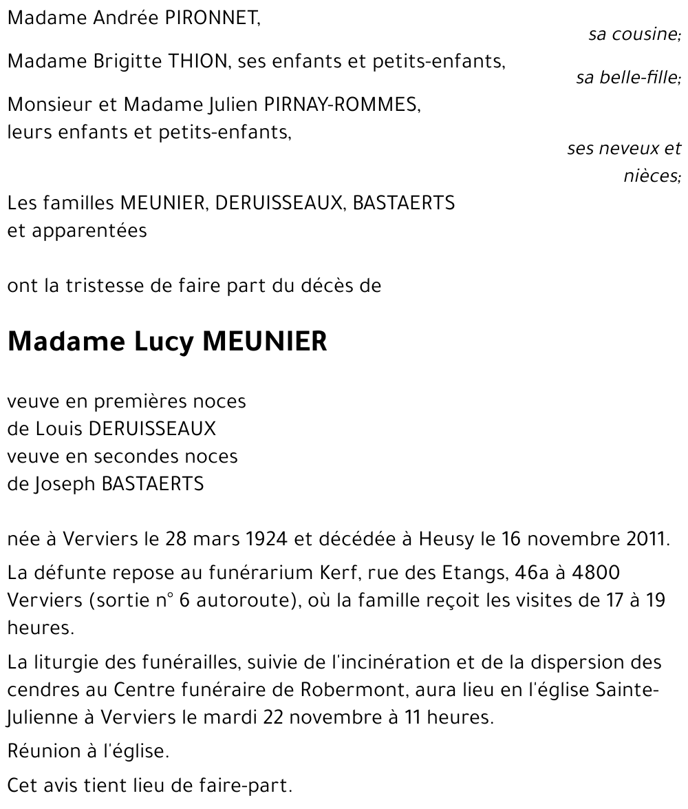 Lucy MEUNIER