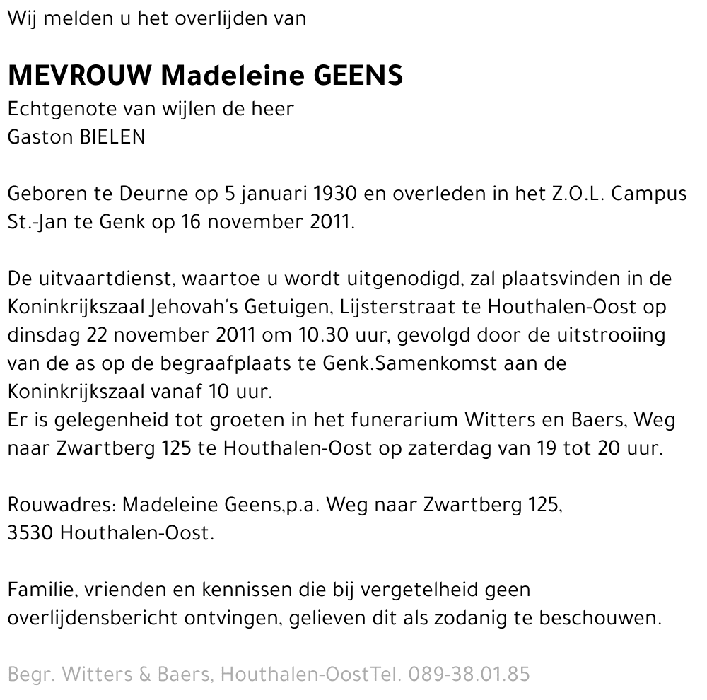 Madeleine Geens