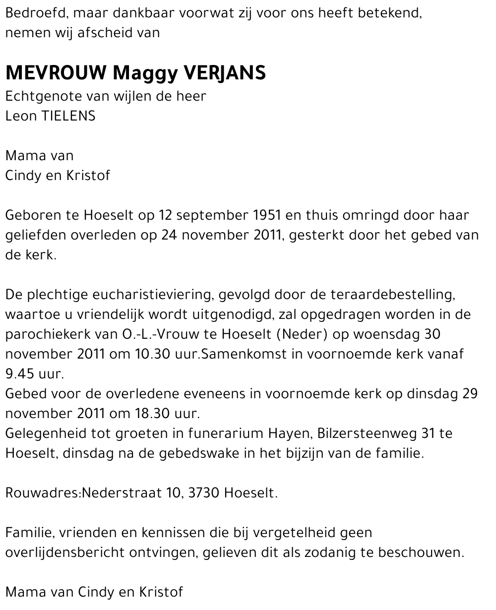 Maggy Verjans
