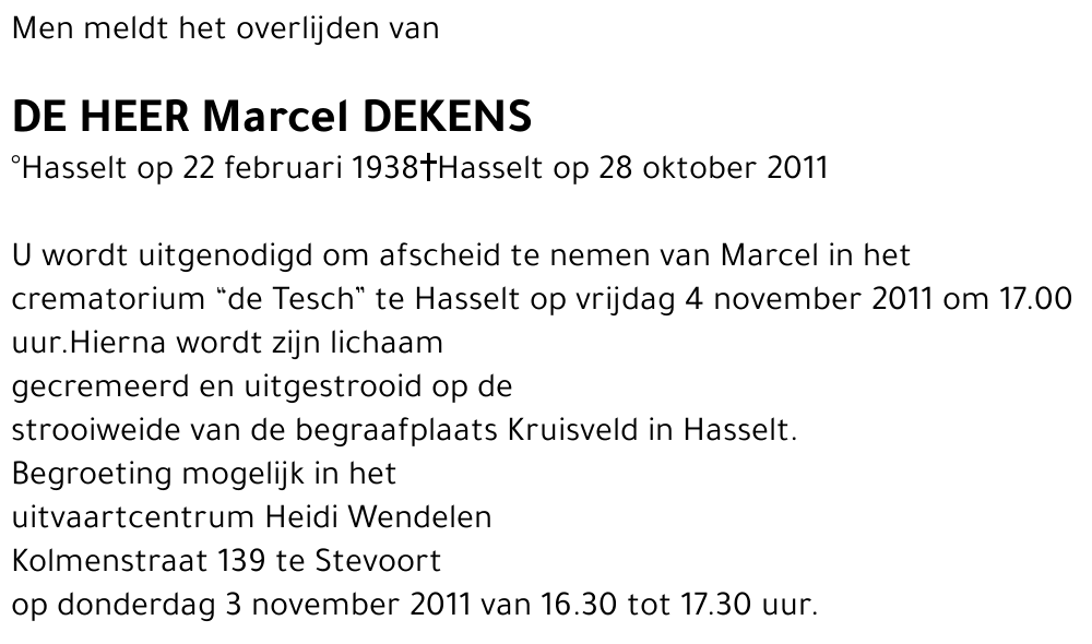 Marcel Dekens