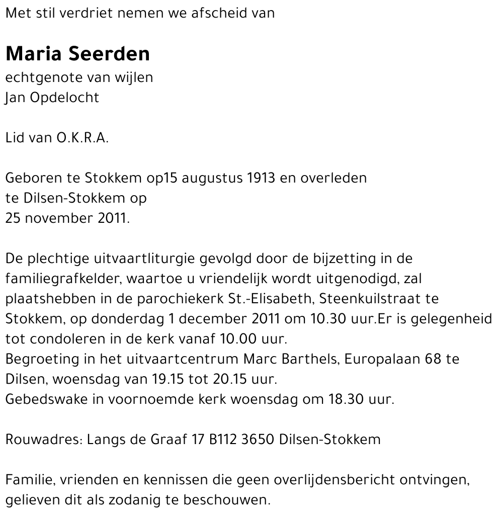 Maria Seerden