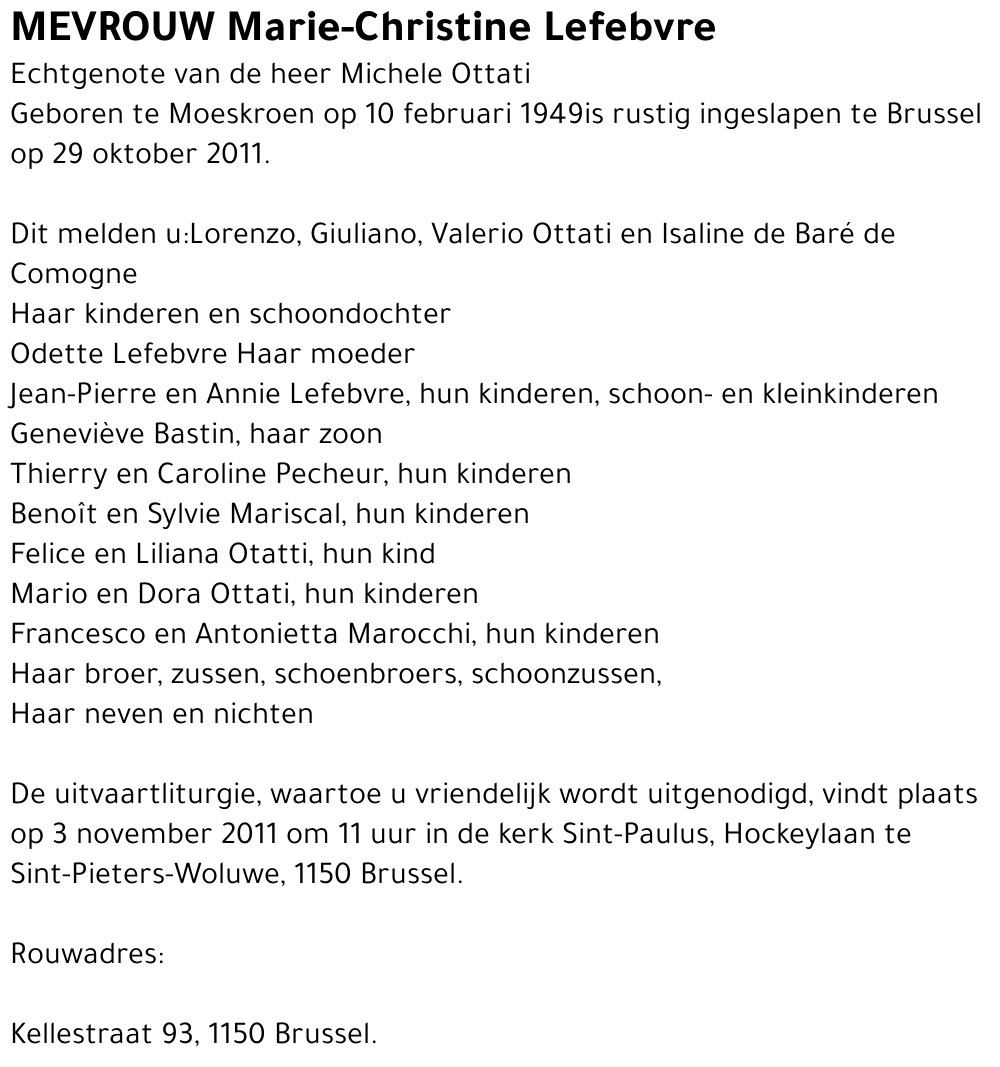 Marie-Christine Lefebvre