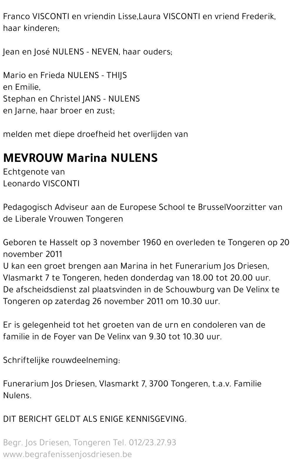 Marina Nulens