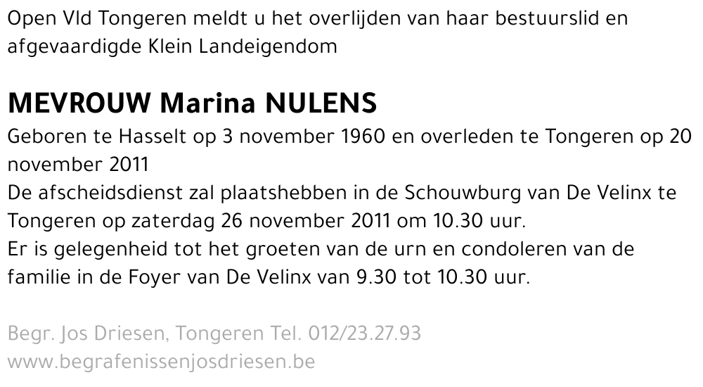 Marina Nulens