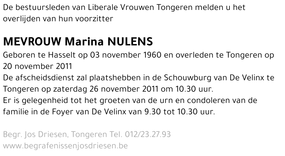 Marina Nulens
