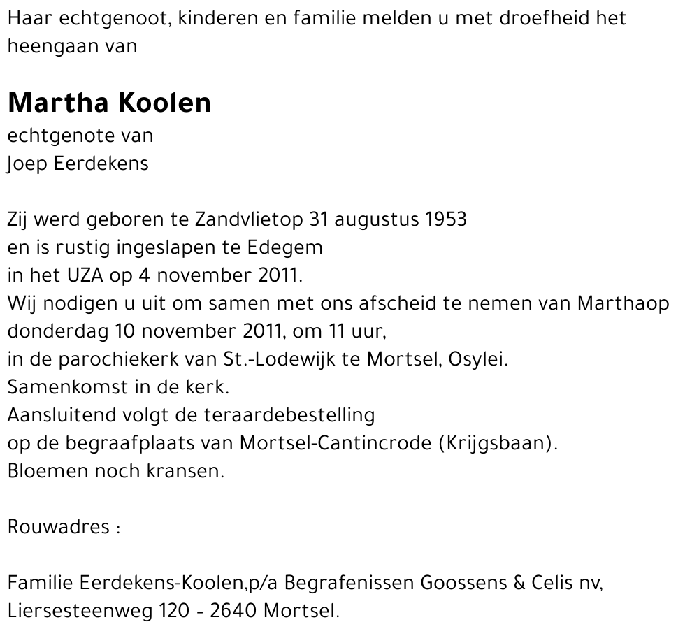Martha Koolen