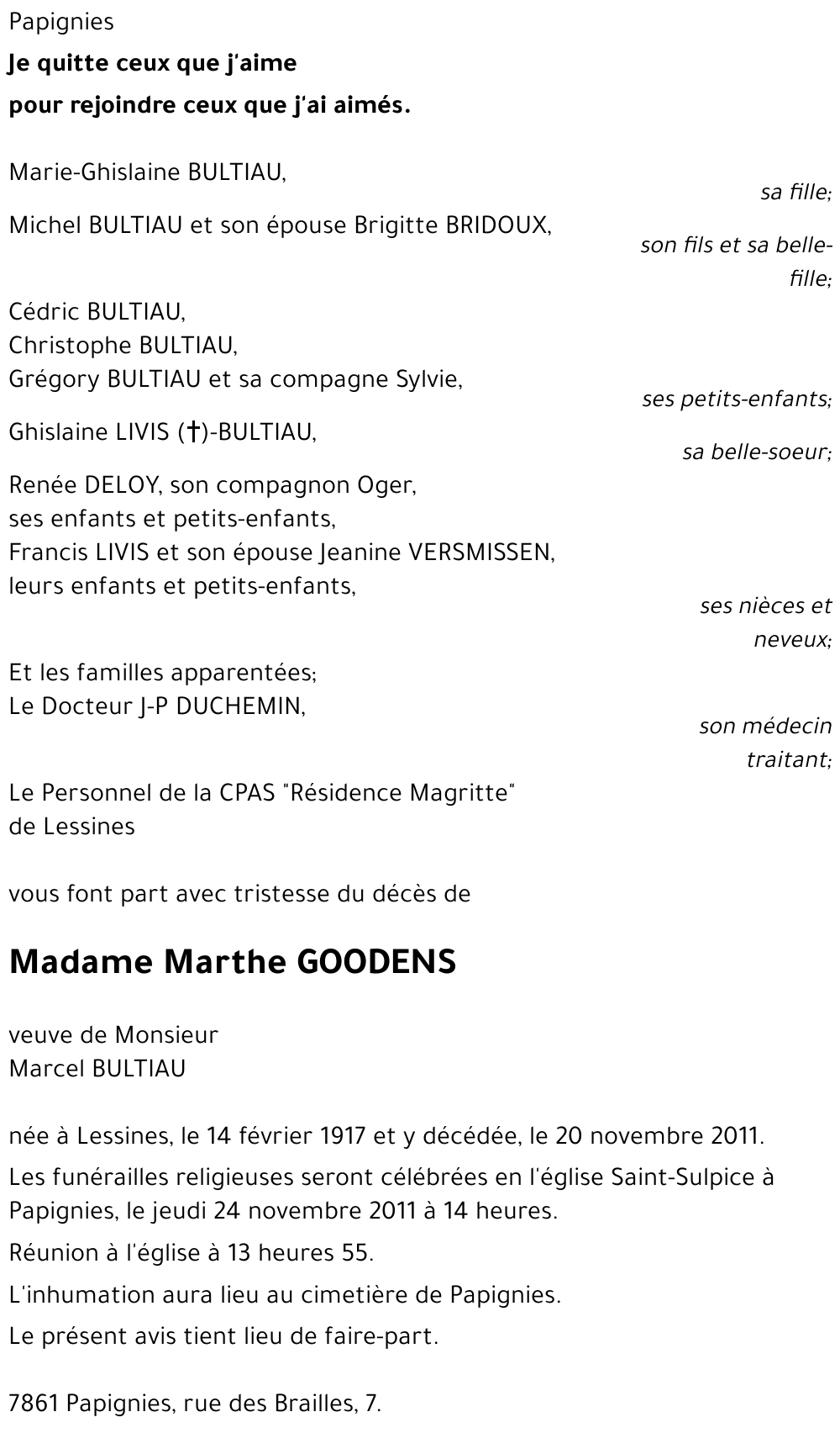 Marthe GOODENS