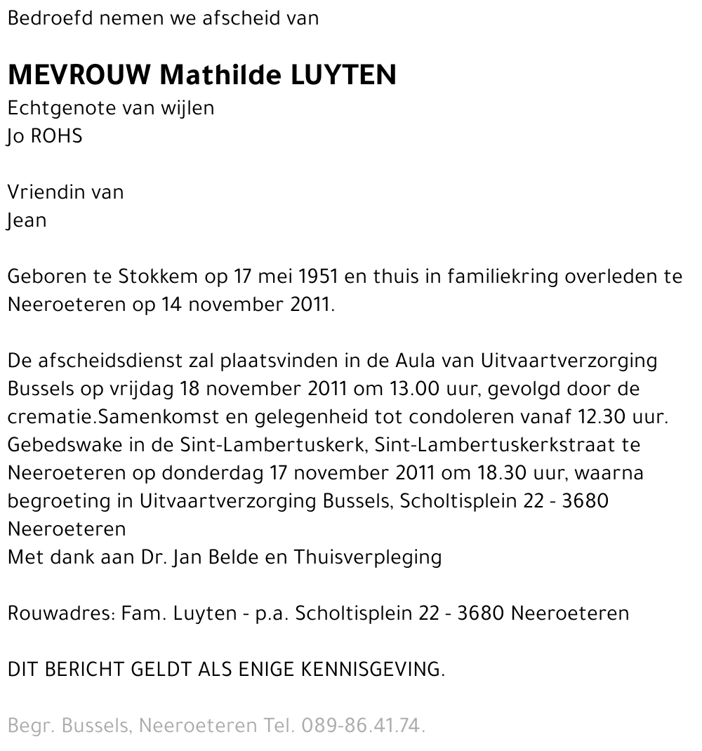 Mathilde LUYTEN