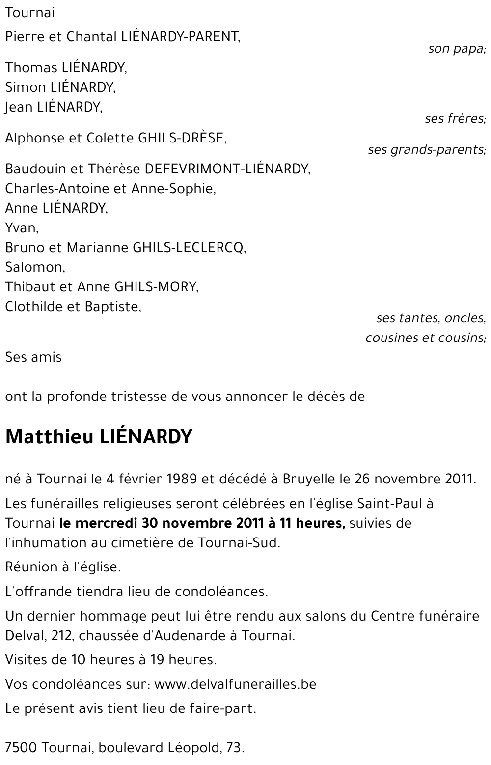 Matthieu LIENARDY