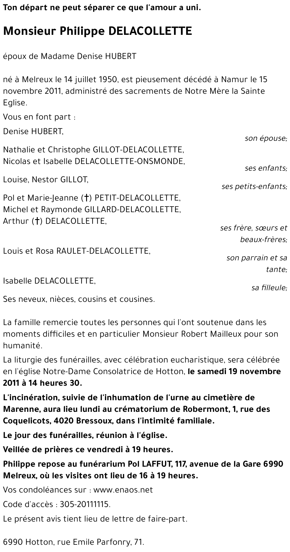 Philippe DELACOLLETTE