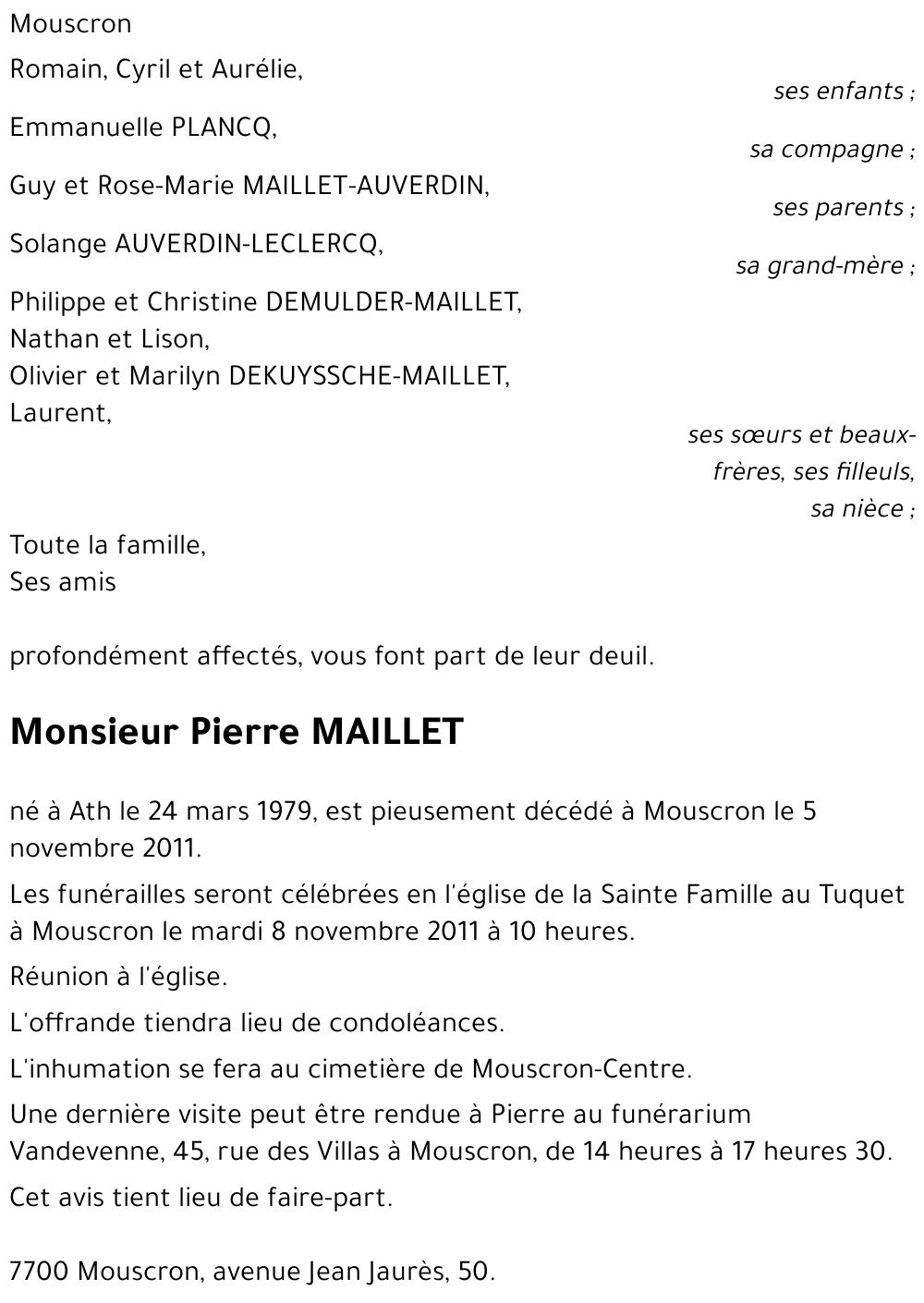 Pierre MAILLET