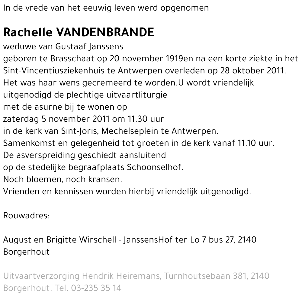 Rachelle Vandenbrande