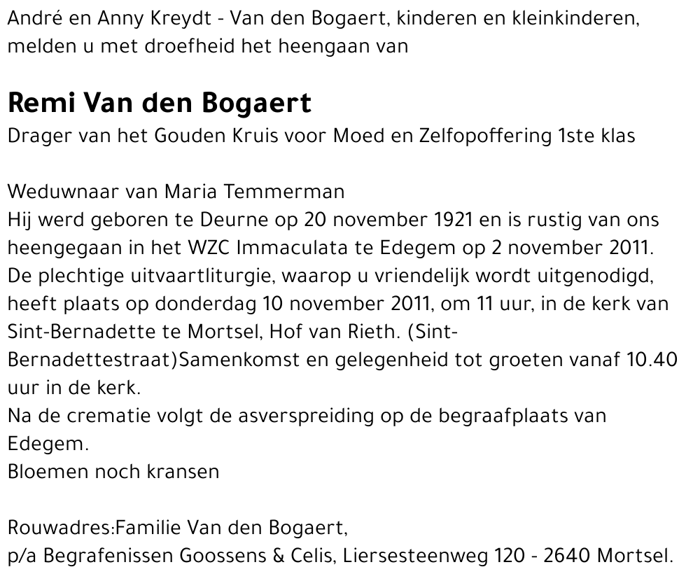 Remi Van den Bogaert