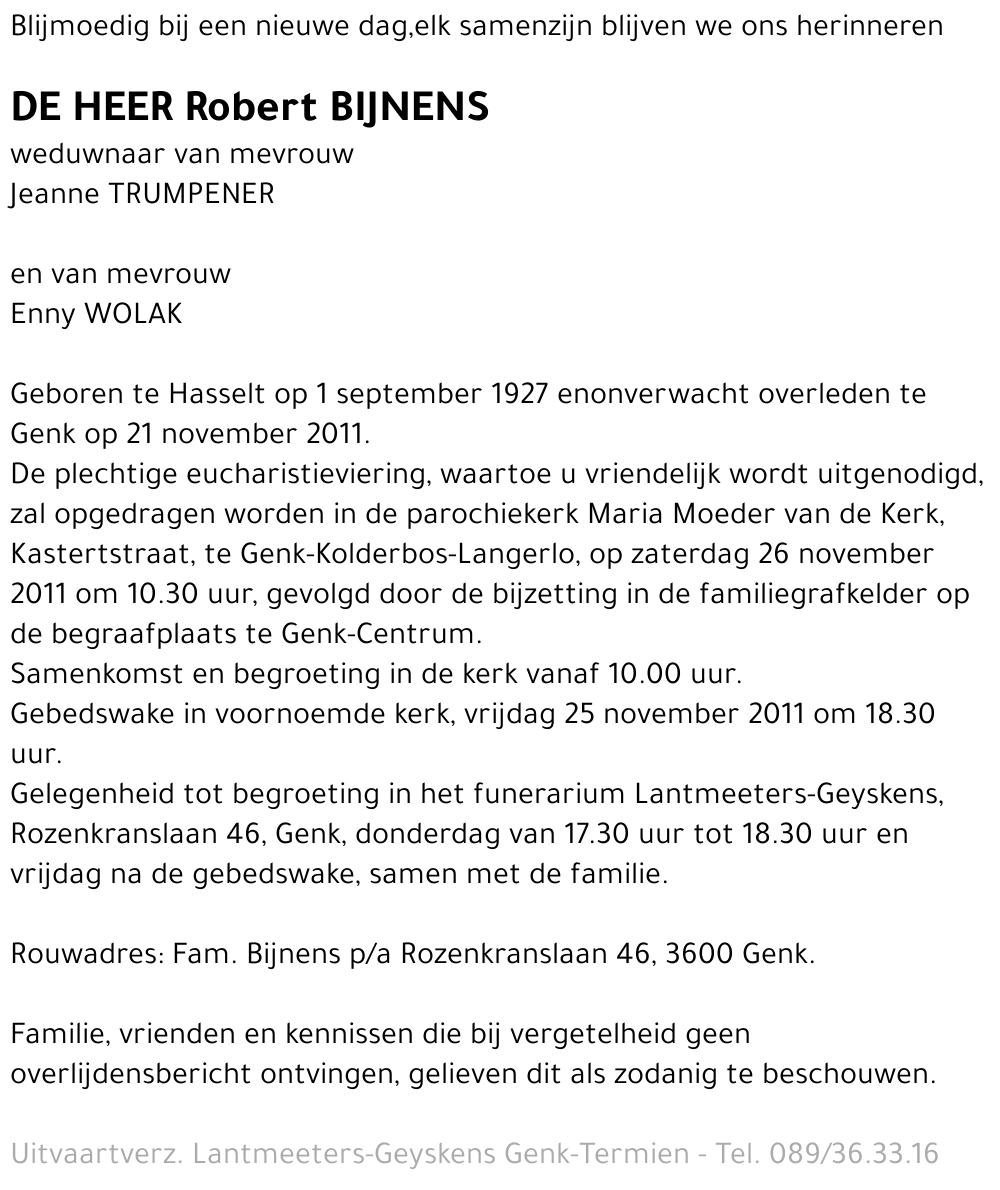 Robert BIJNENS