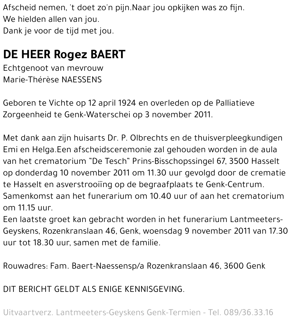 Rogez BAERT