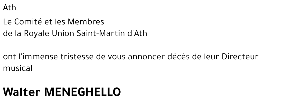 Walter Meneghello