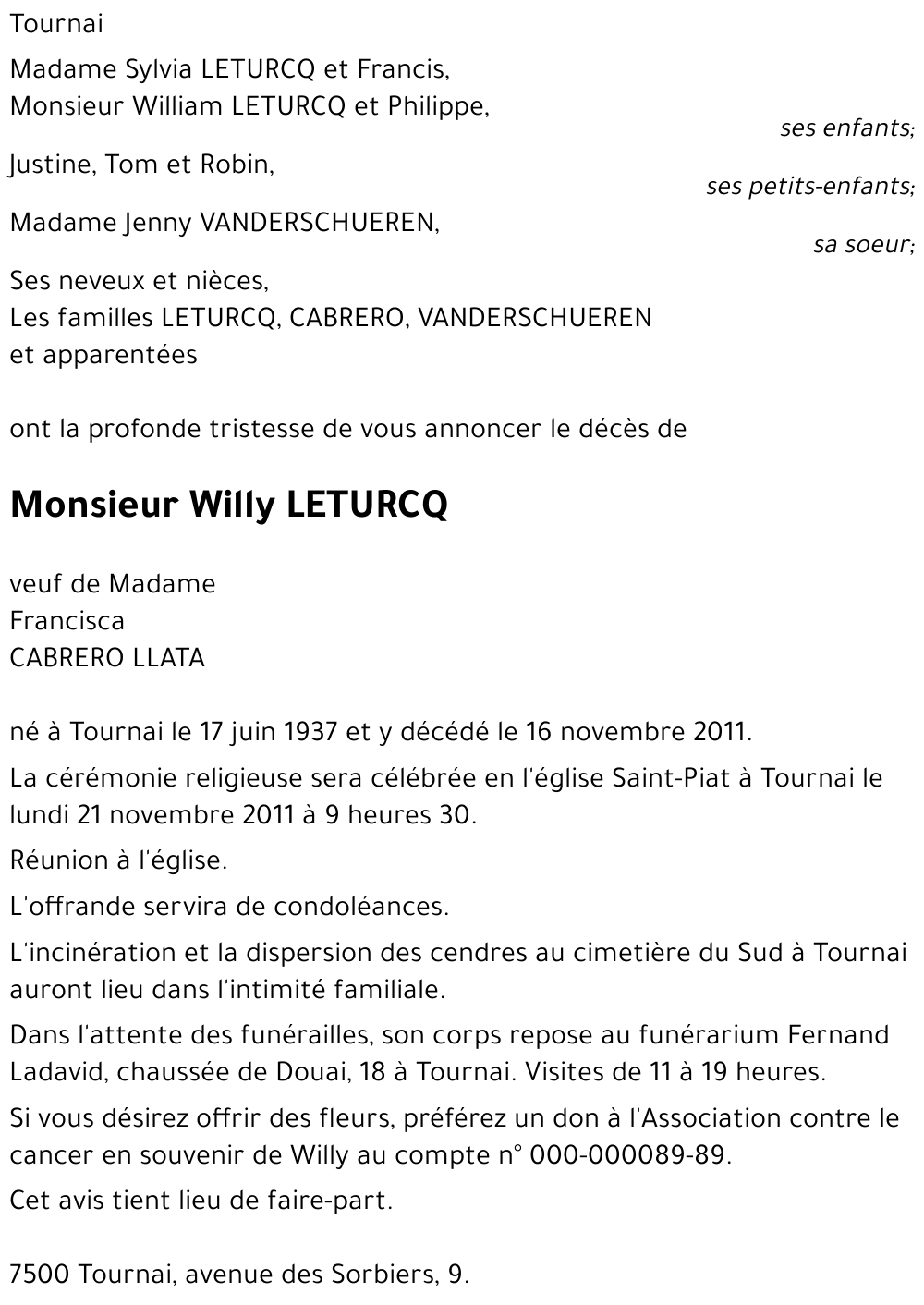Willy LETURCQ