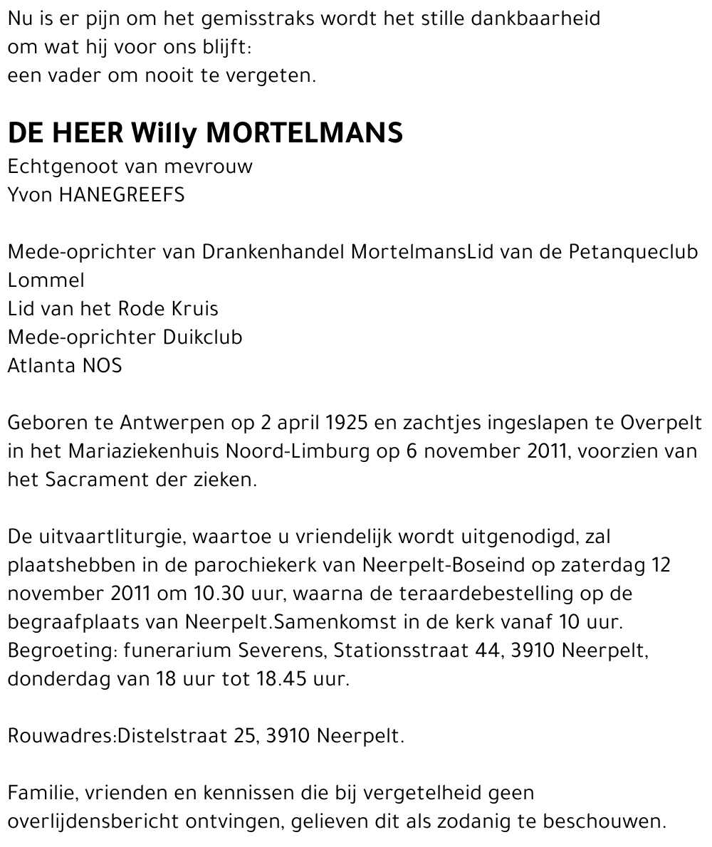 Willy Mortelmans