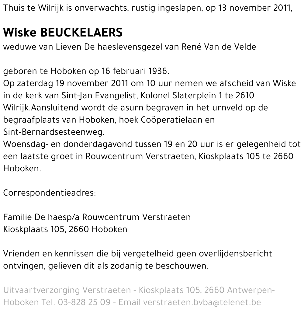 Wiske Beuckelaers