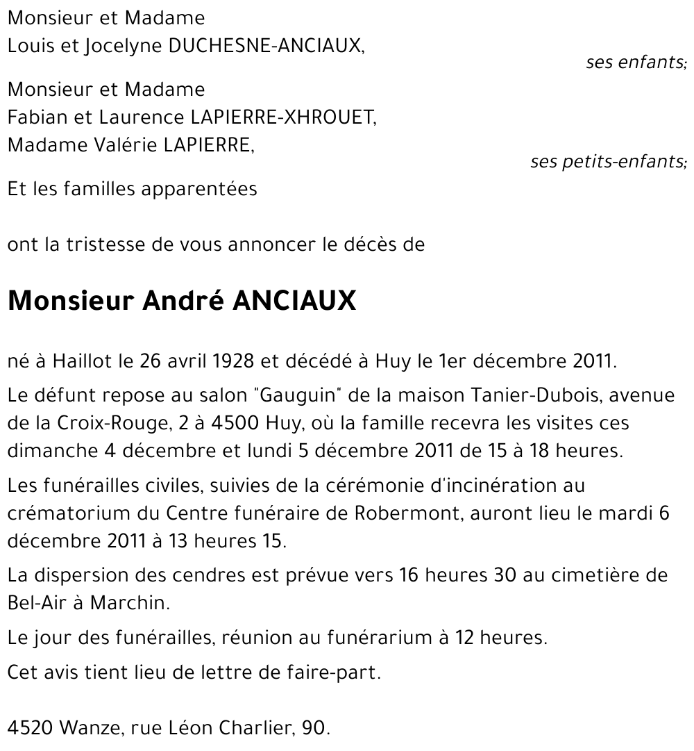 André ANCIAUX