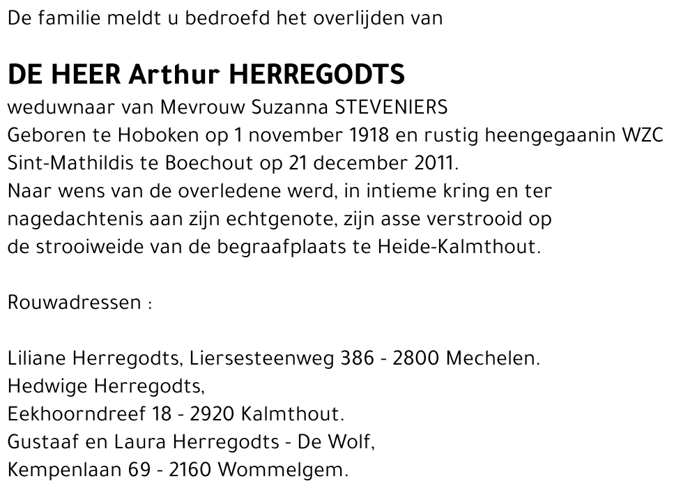 Arthur Herregodts