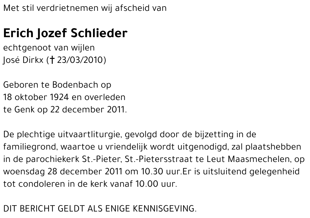 Erich Jozef Schlieder