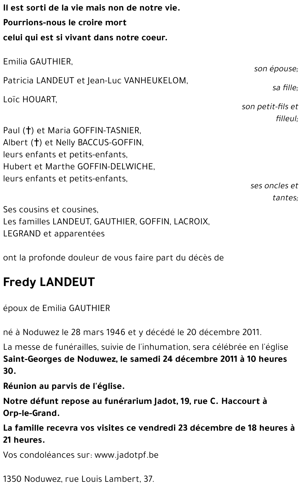 Fredy LANDEUT