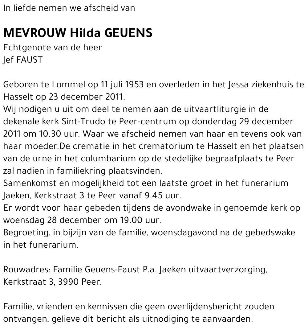 Hilda GEUENS
