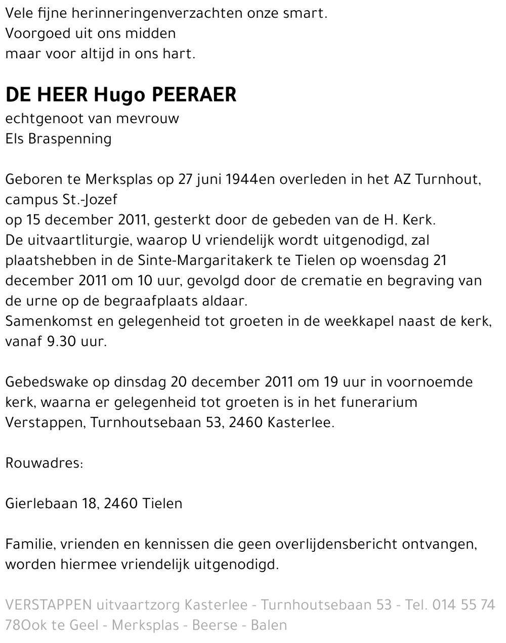 Hugo Peeraer