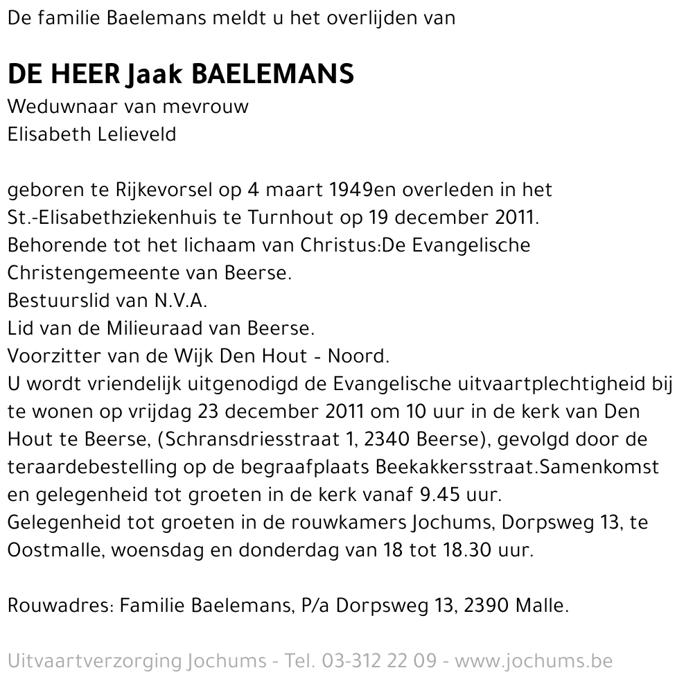 Jaak Baelemans