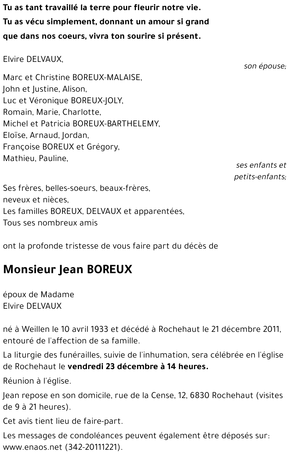 Jean BOREUX