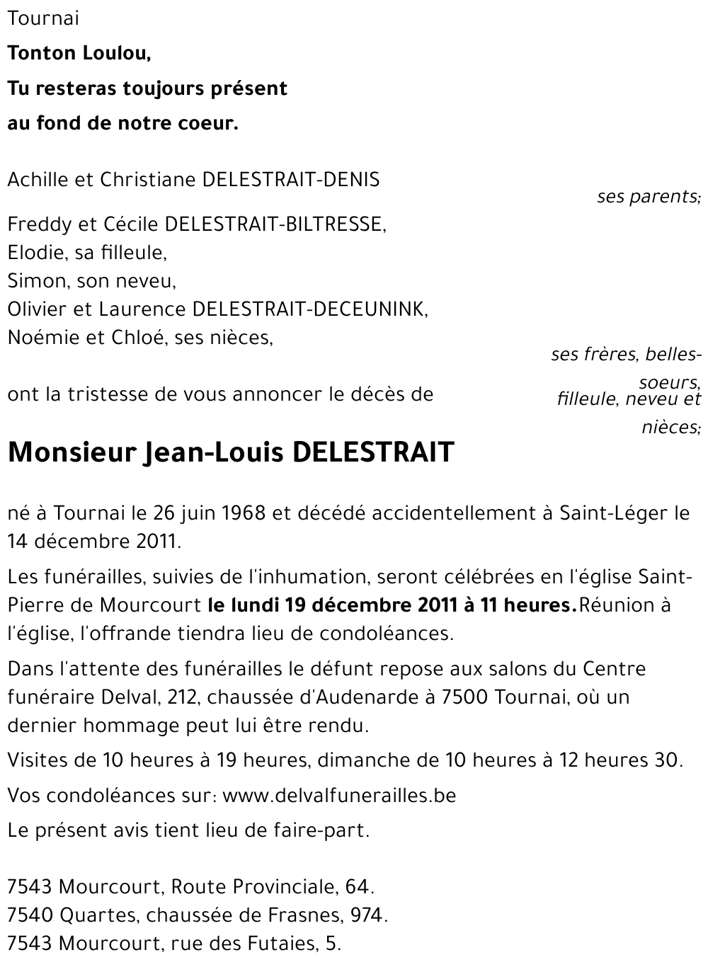 Jean-Louis DELESTRAIT