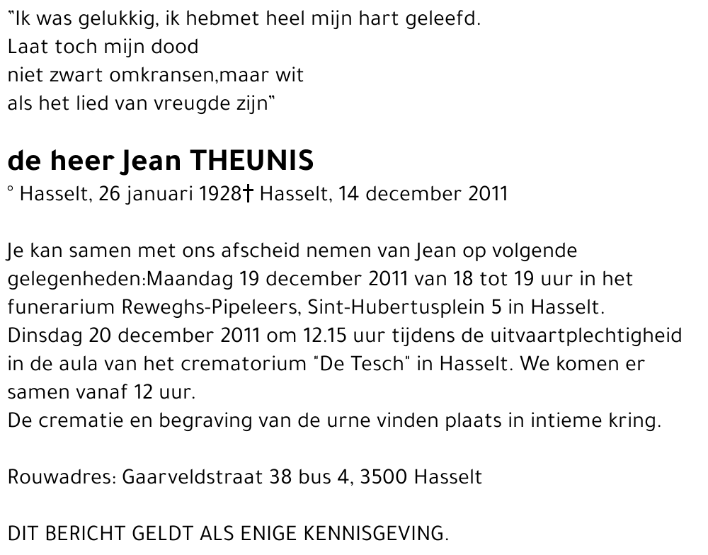 Jean THEUNIS