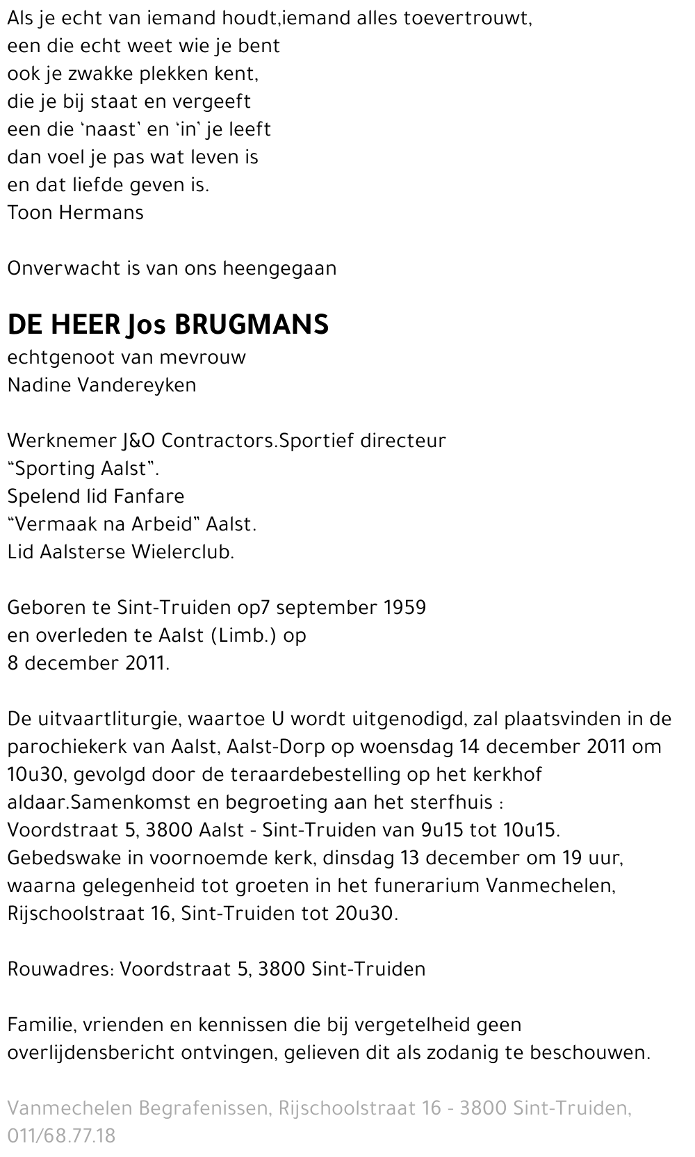Jos Brugmans