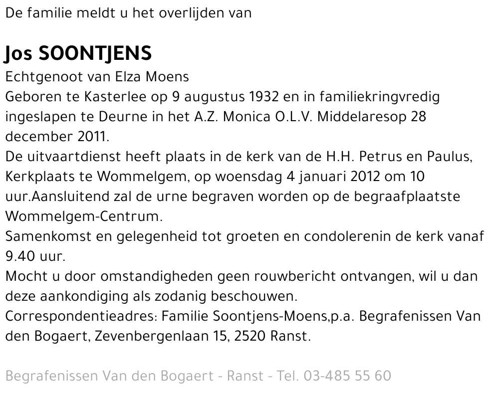 Jos Soontjens