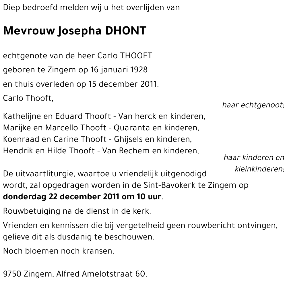 Josepha DHONT