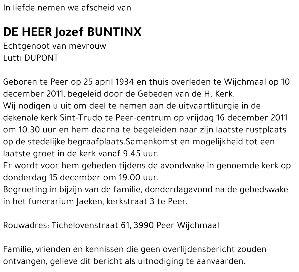 Jozef BUNTINX