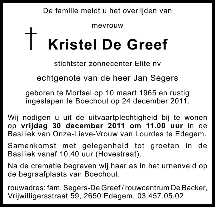 Kristel De Greef