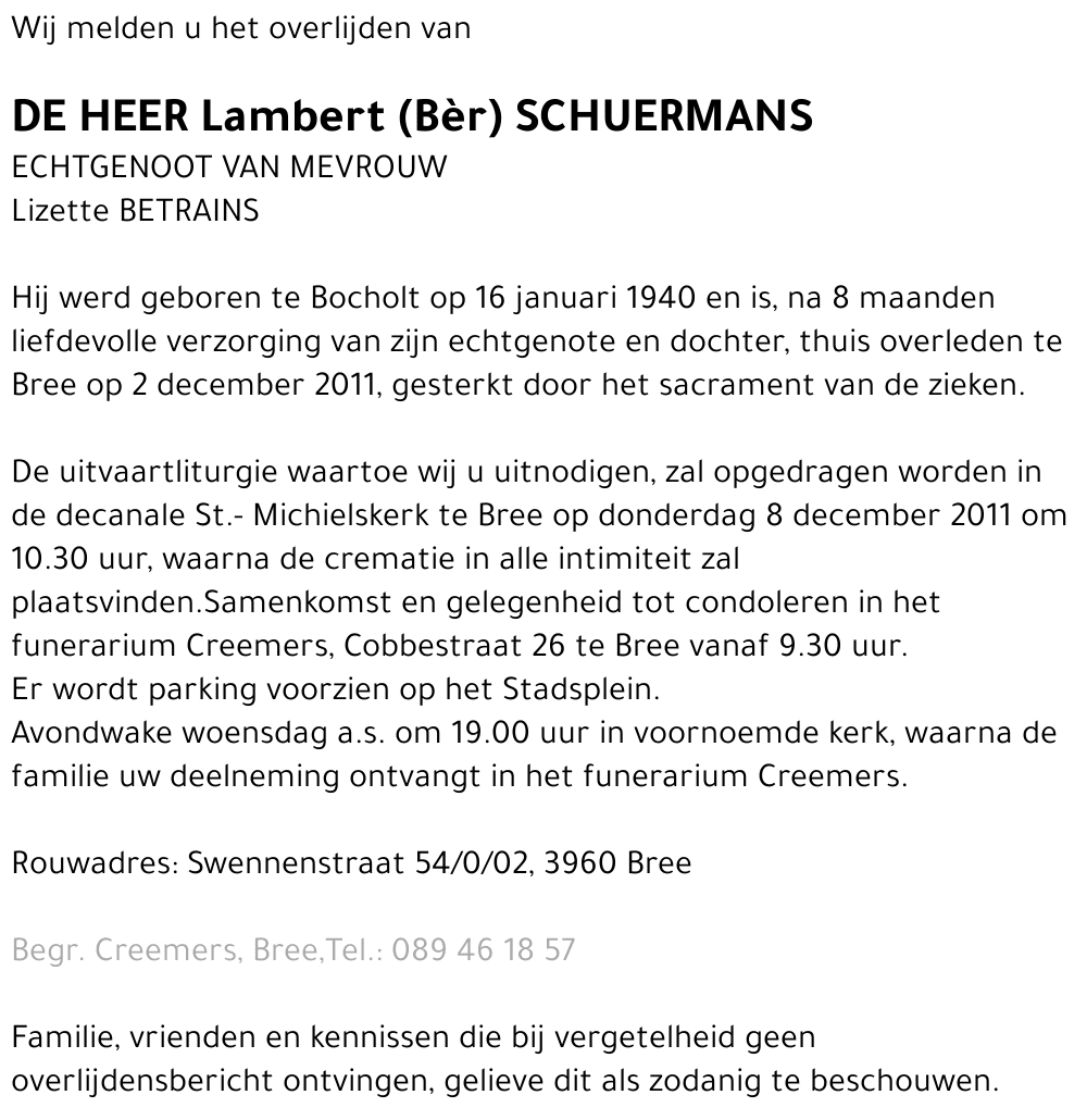 Lambert Schuermans