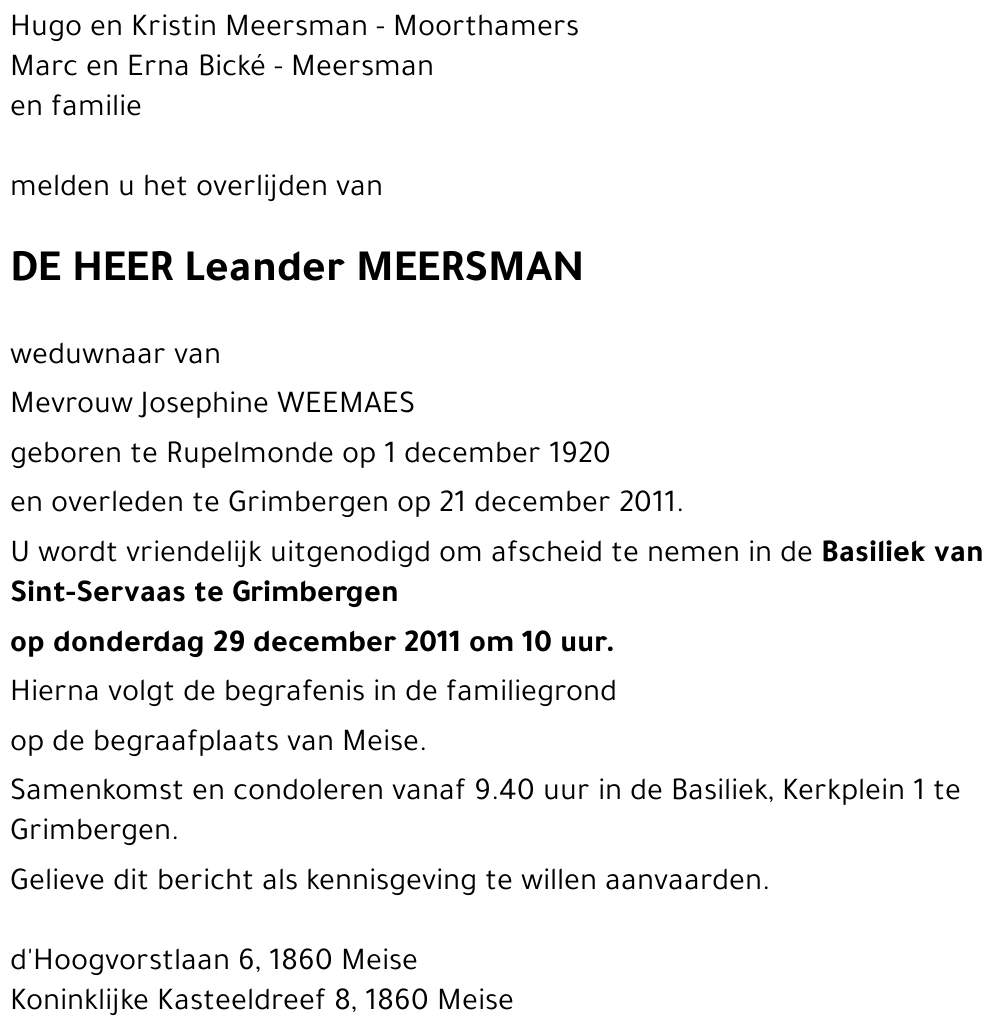 Leander MEERSMAN