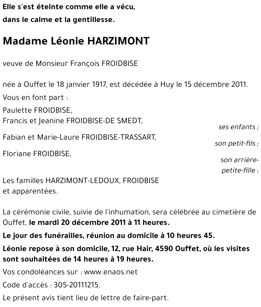 Léonie HARZIMONT