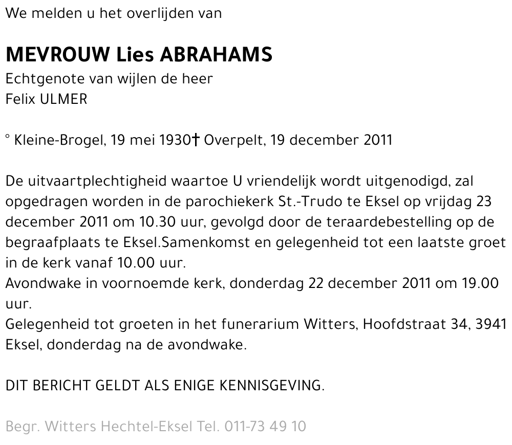 Lies Abrahams