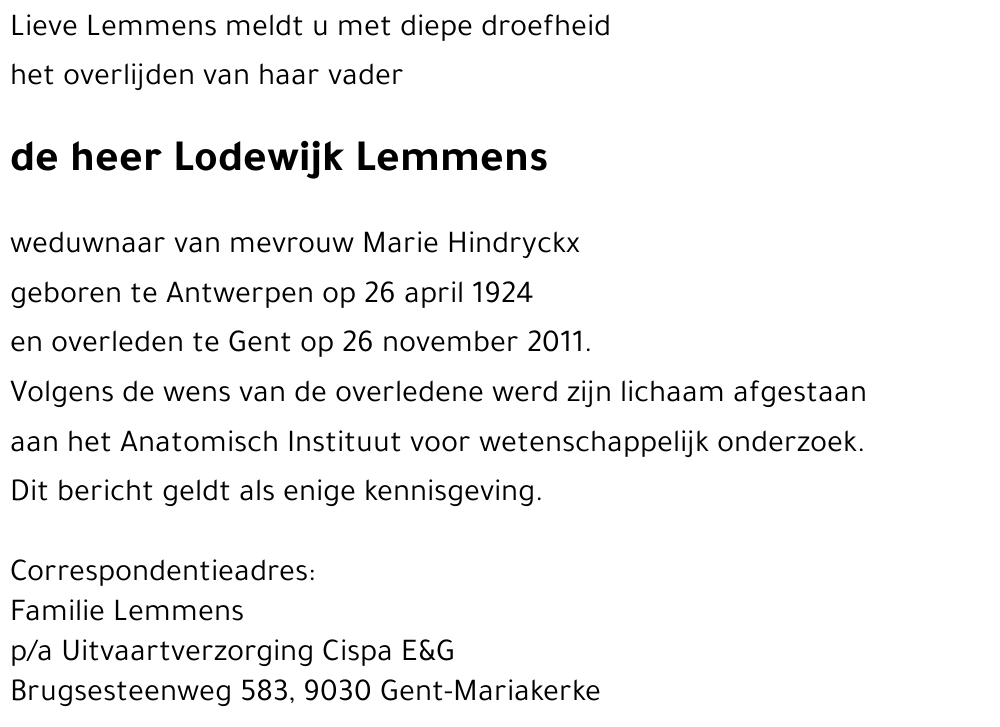 Lodewijk Lemmens