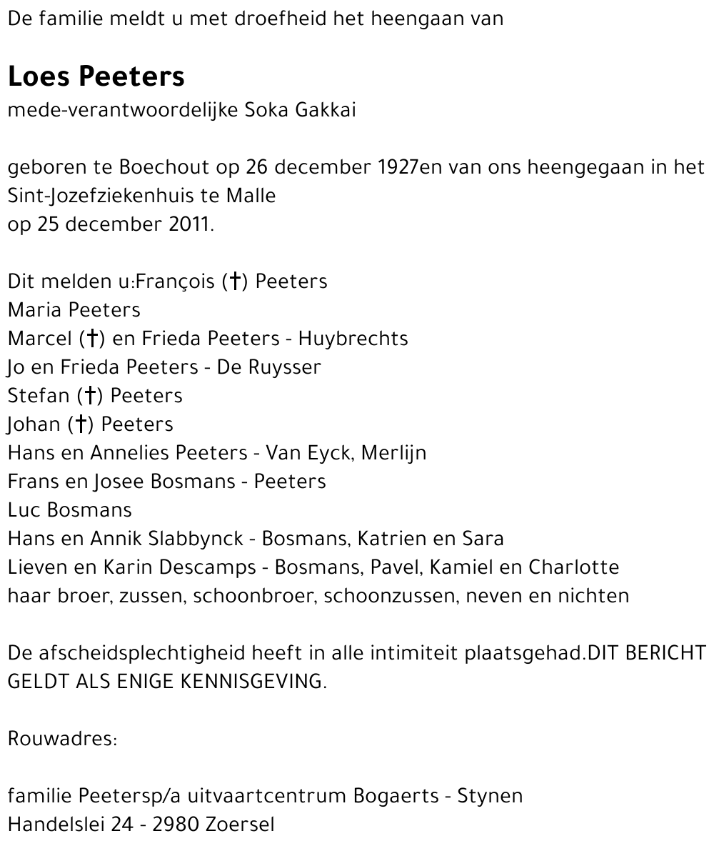 Loes Peeters