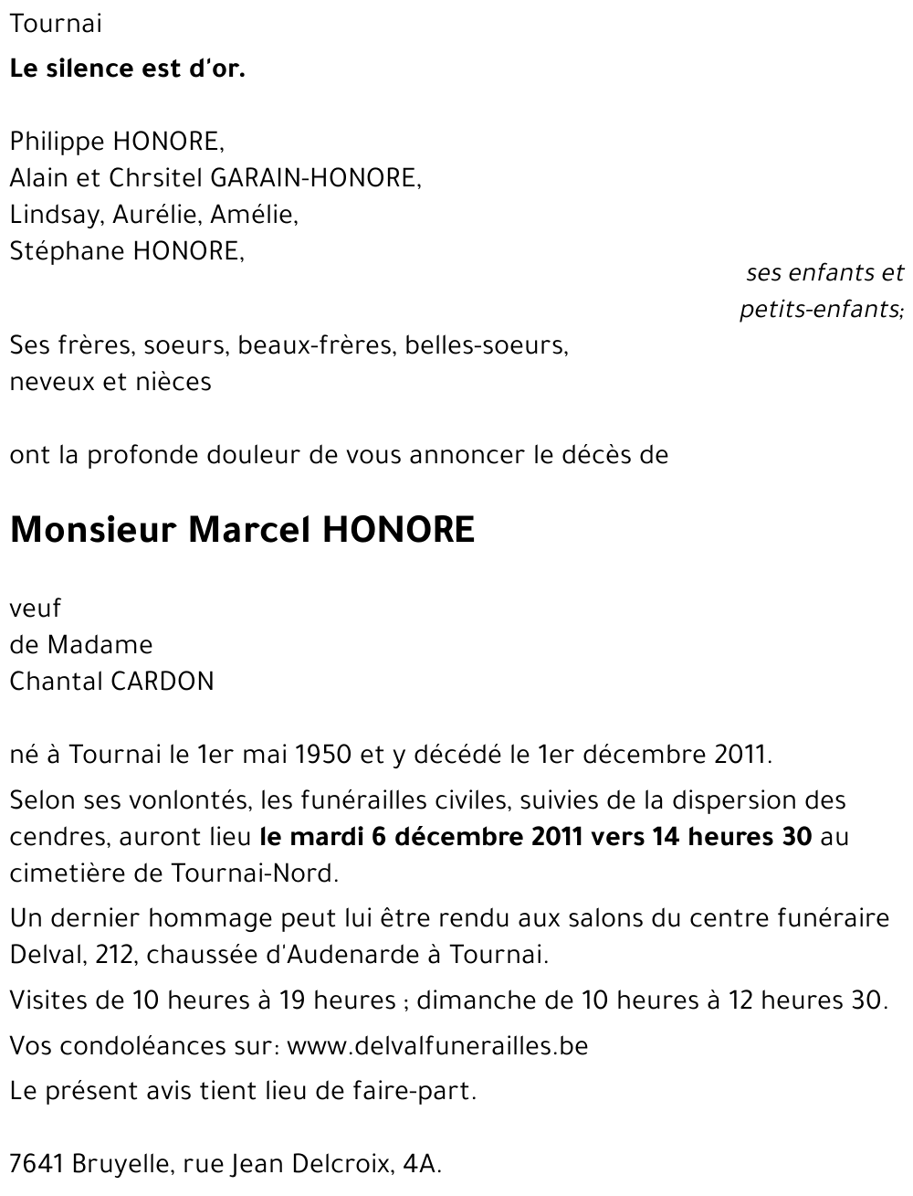 Marcel HONORE