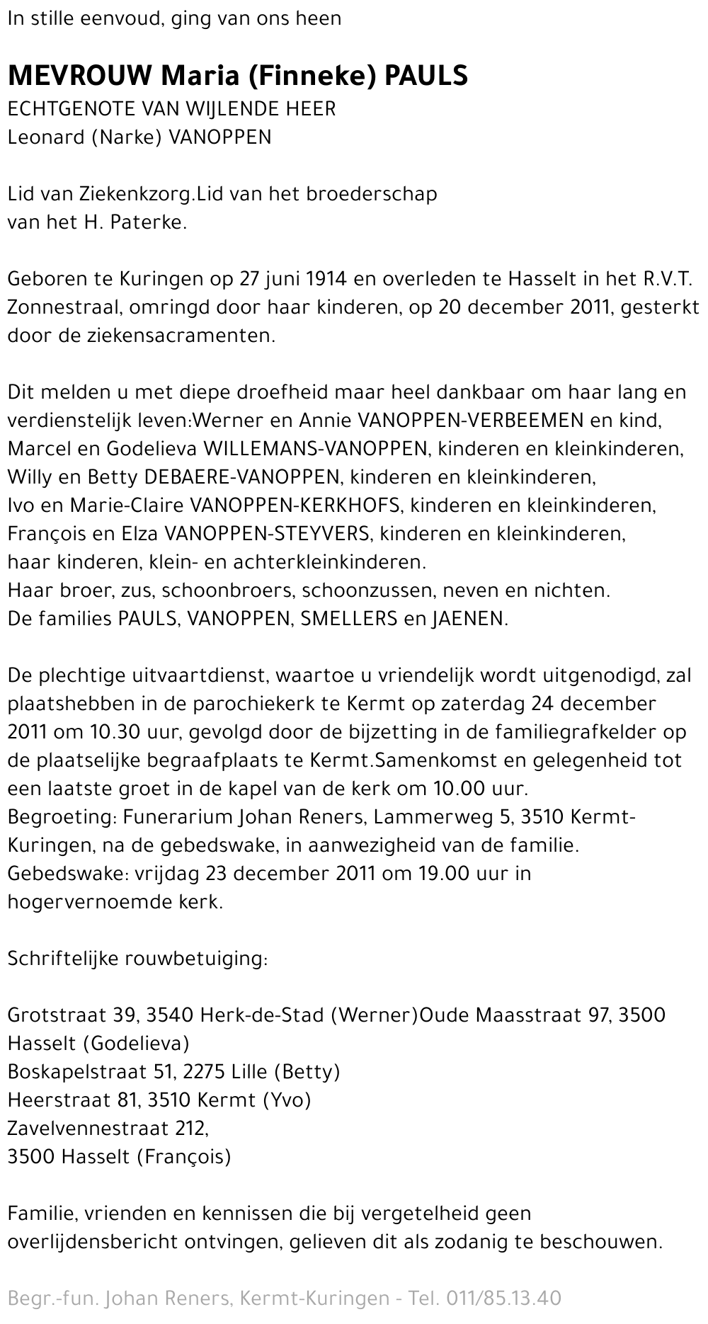 Maria (Finneke) Pauls