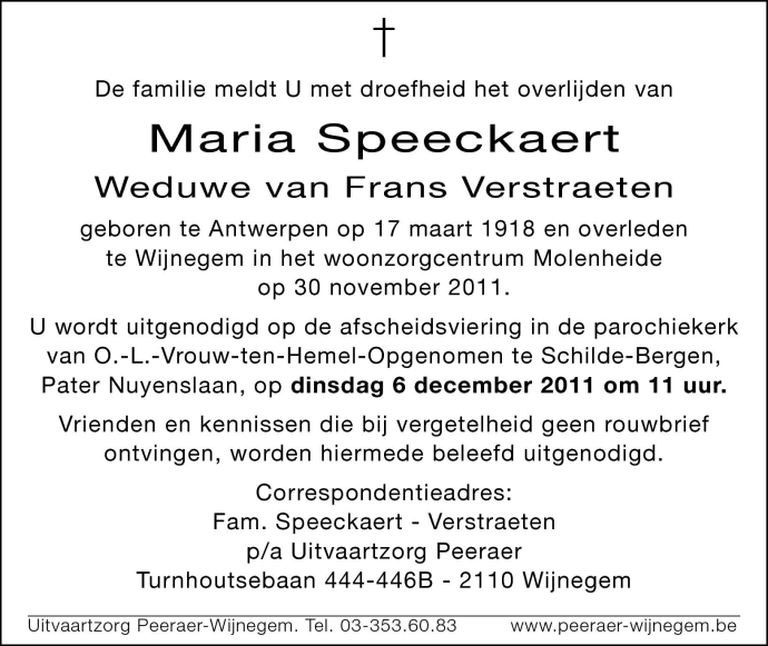 Maria Speeckaert